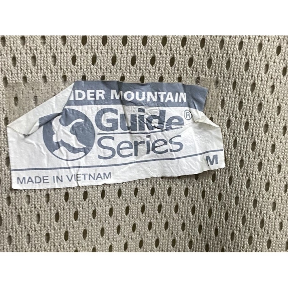 Gander Mountain Men Vented‎ Shirt Guide Series Button Down Tan 100% Nylon/Poly M - Picture 4 of 6
